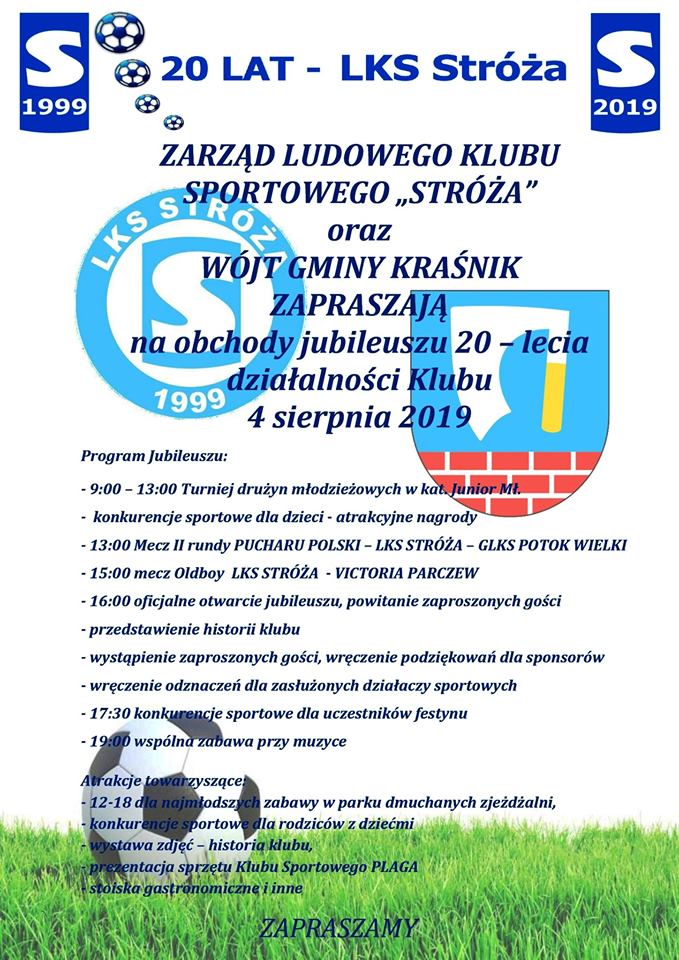 plakat LKS Stróża