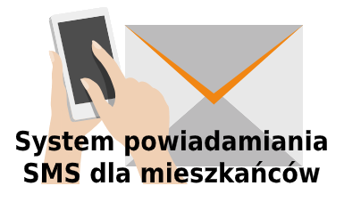 Grafika system powiadamiania SMS dla mieszkańców - plik pdf